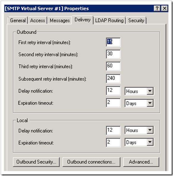 Server setting. SMTP сервер. Включить SMTP сервер. Exchange SMTP. Tabbed routing.